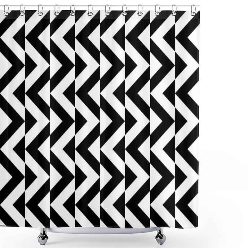 Personality  Geometric Background Shower Curtains