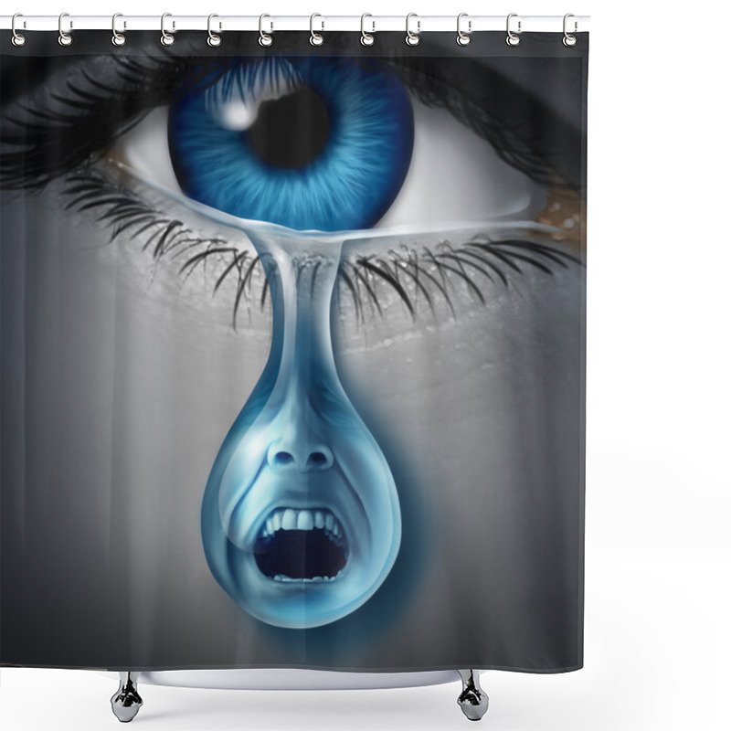 Personality  Distress And Suffering Shower Curtains