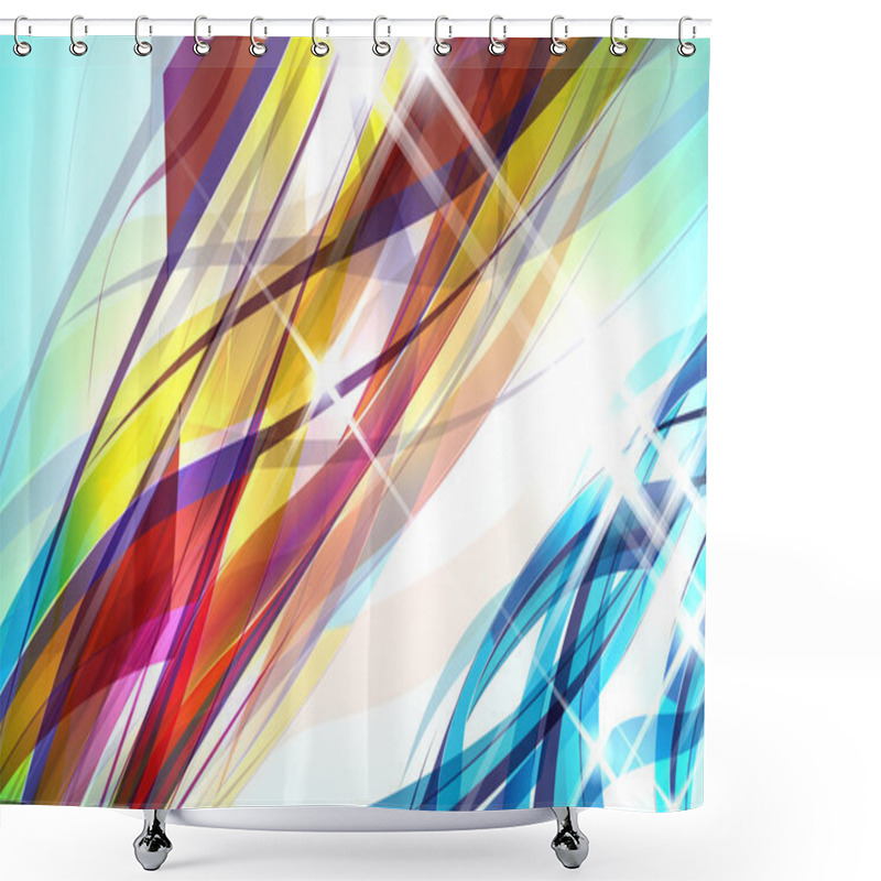 Personality  Abstract Stylish Background Shower Curtains