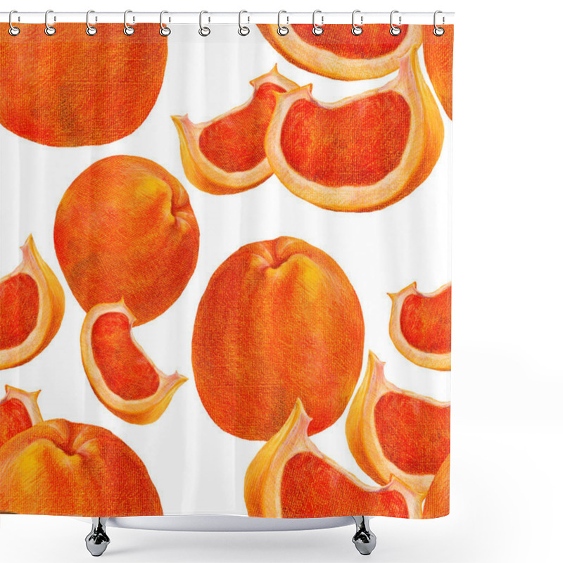 Personality  Grapefruit Shower Curtains