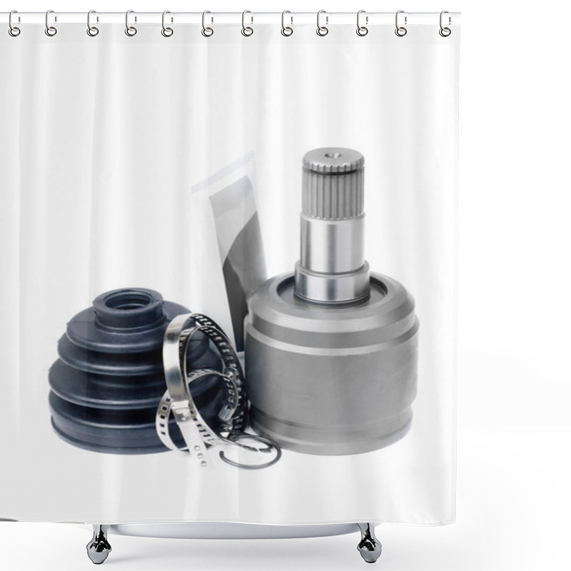 Personality  Constant Velocity Joints Inner, Bearing, Isolated On A White Background Shower Curtains