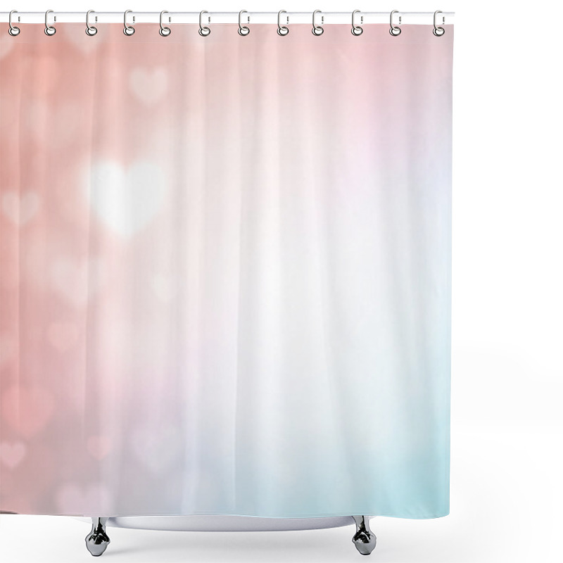 Personality  Valentine's Day Background Shower Curtains