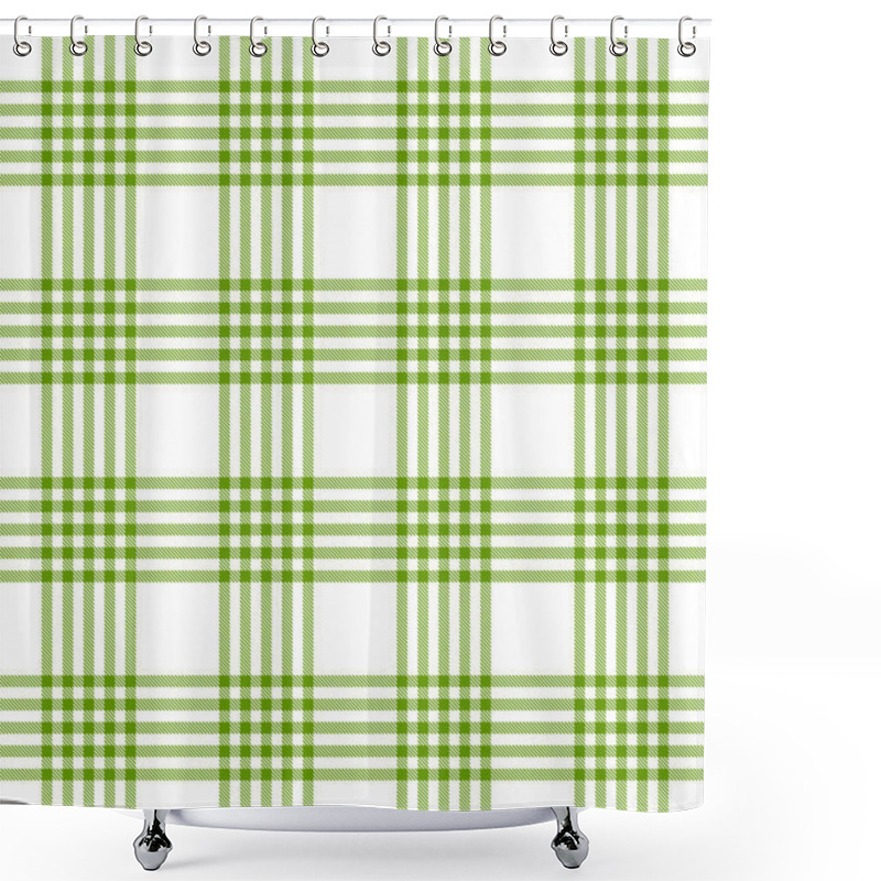 Personality  Checkered Tablecloths Pattern Green - Endless Shower Curtains