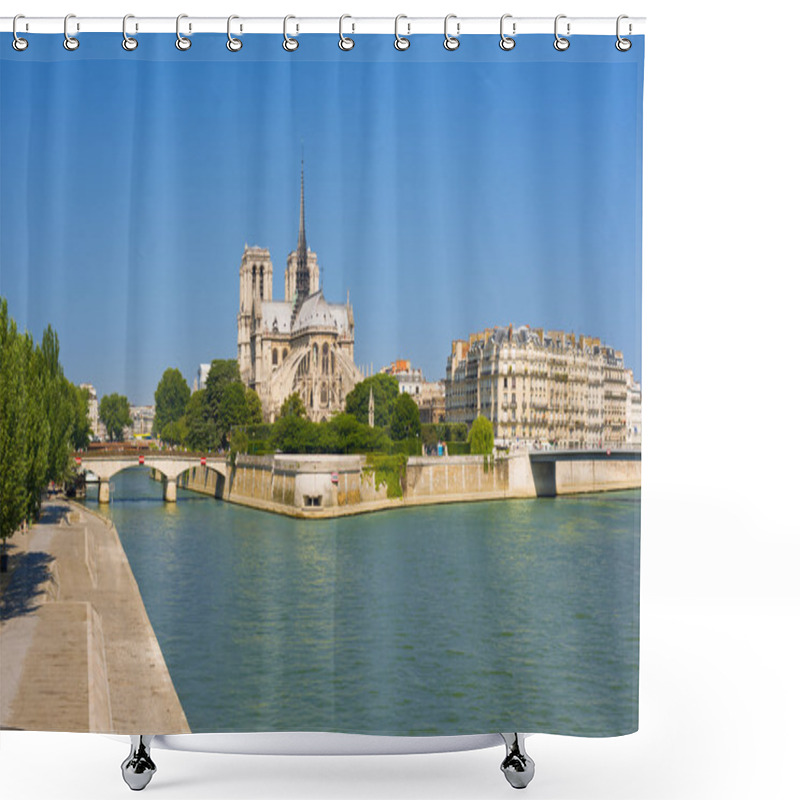 Personality  Notre Dame De Paris In S Sunny Day Shower Curtains