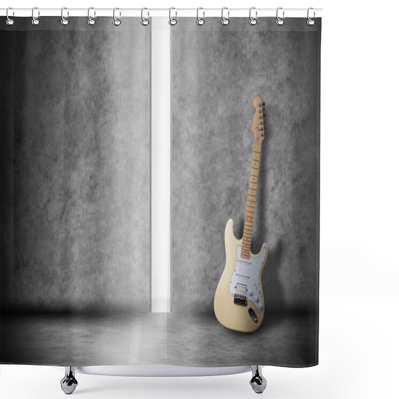 Personality  Guitar In The Room Shower Curtains