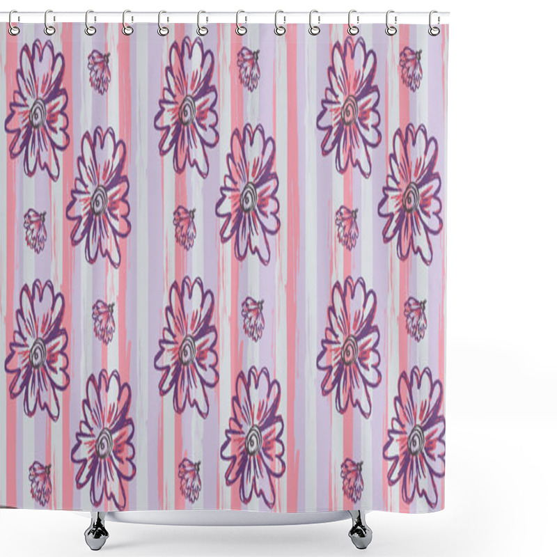 Personality  Geometric Texture, Background, Textile Shower Curtains