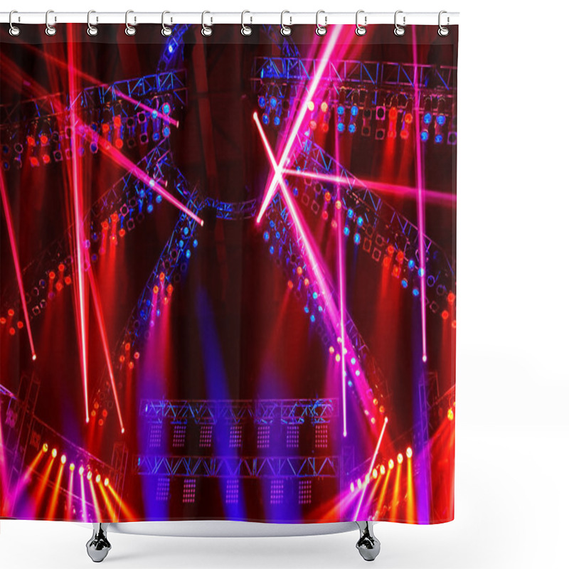 Personality  Night Club Lights Shower Curtains