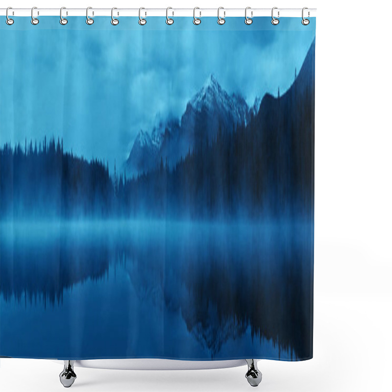 Personality  Banff National Park Shower Curtains