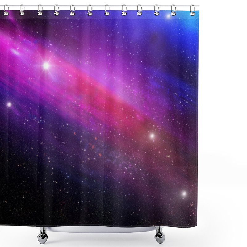 Personality  Star On Sky At Night Shower Curtains