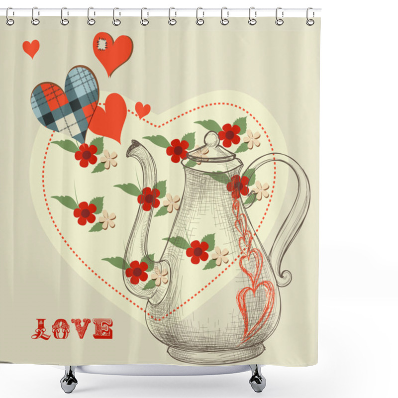 Personality  The Secret Love Potion Shower Curtains