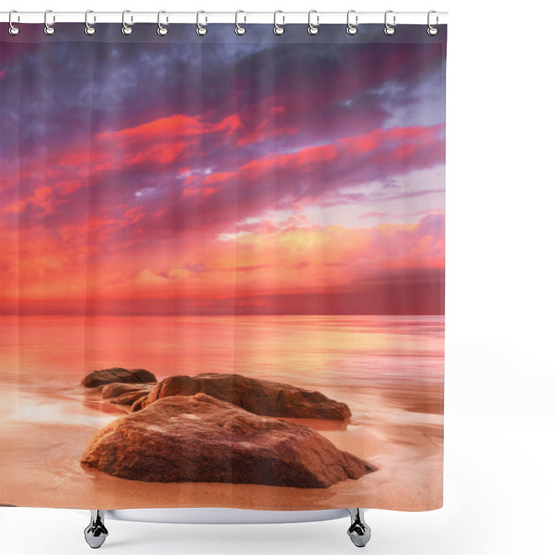 Personality  Stunning Beach Shower Curtains