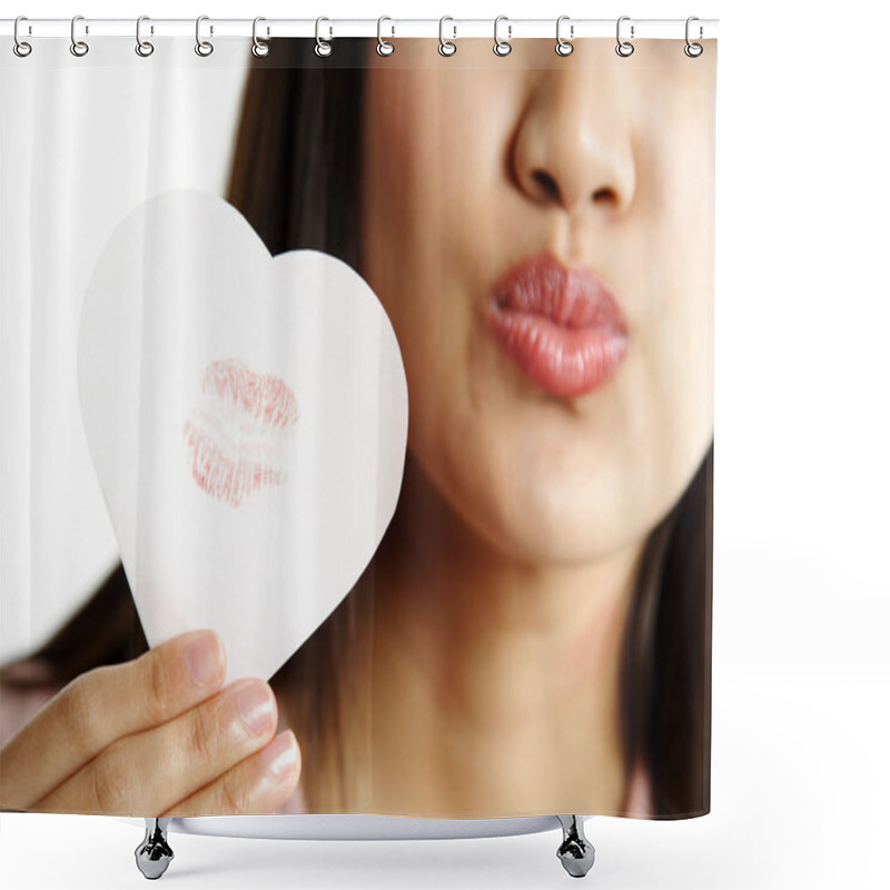 Personality  Kiss Shower Curtains