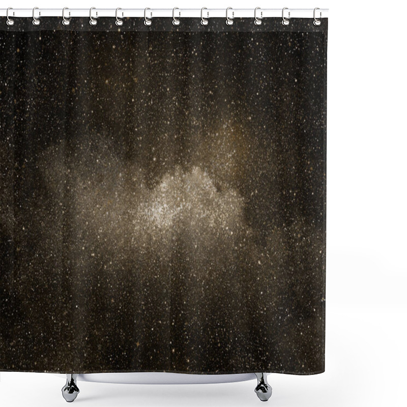 Personality  Night Sky With Stars As Background Shower Curtains