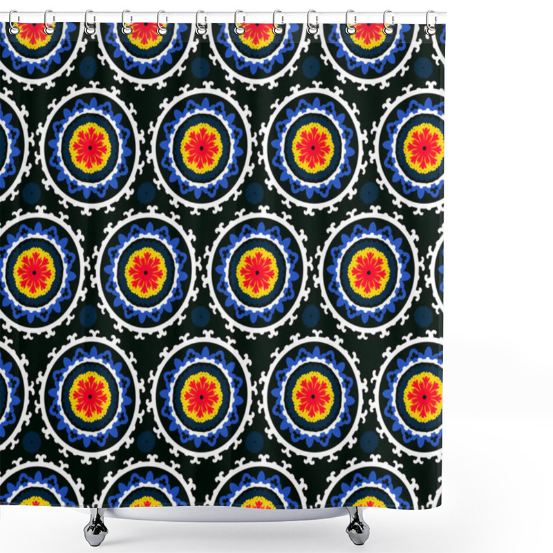 Personality  Suzani Pattern Shower Curtains