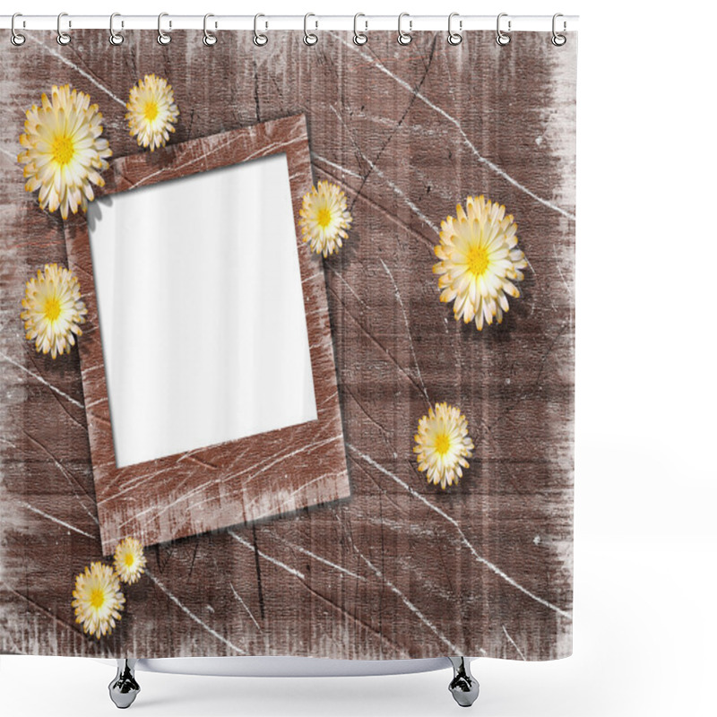 Personality  Framework For Photo Shower Curtains