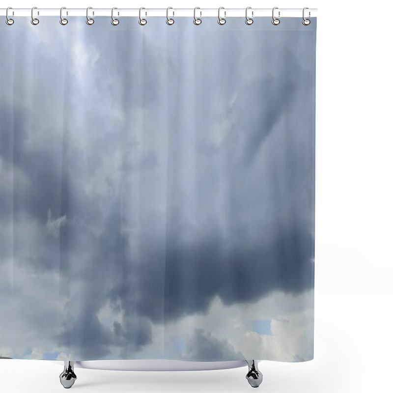 Personality  Dark Cloudy Sky, A Sign That It Will Rain Shower Curtains