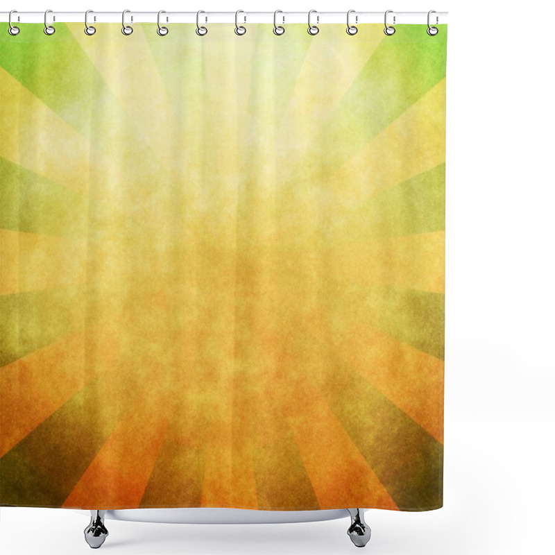 Personality  Paper With Sun Rays Shower Curtains