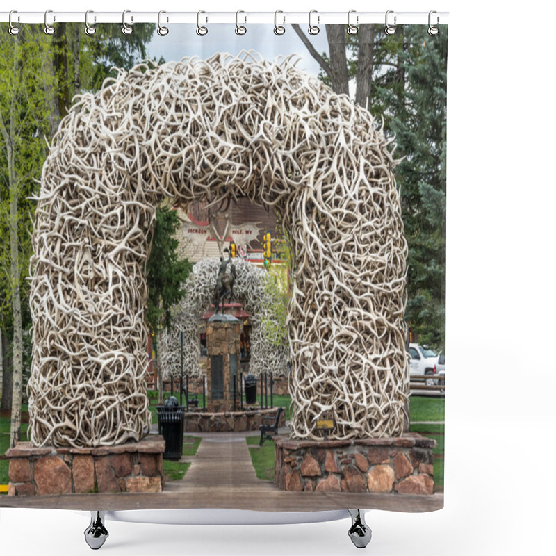 Personality  Elk Antler Arches  Shower Curtains