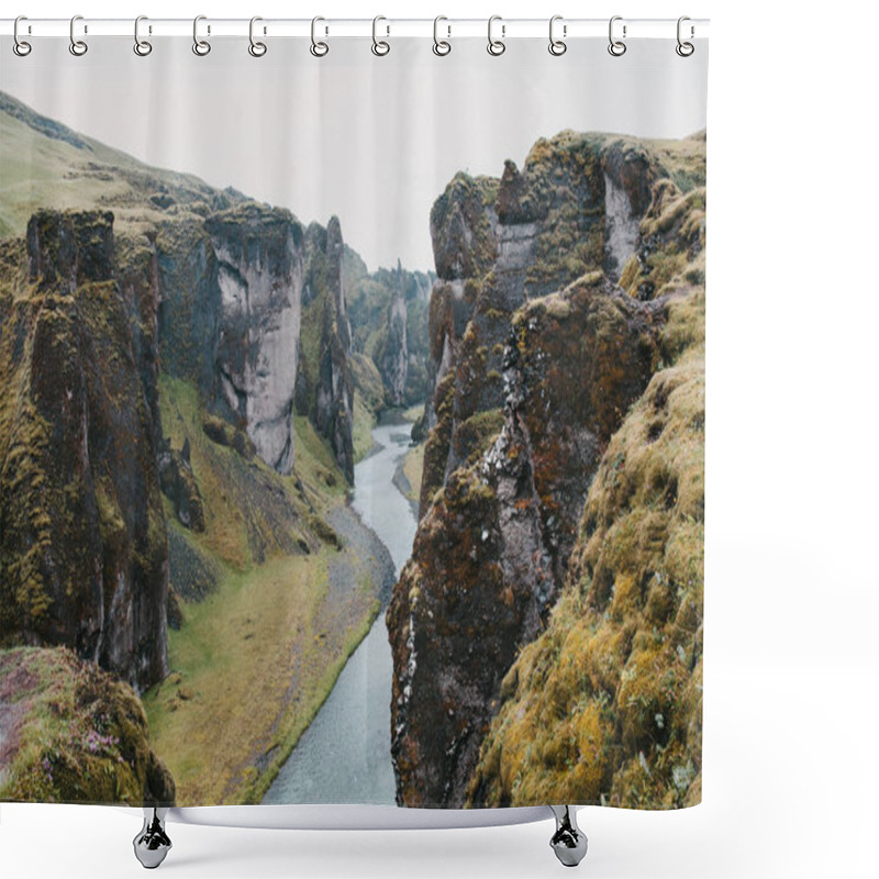 Personality  Fjadrargljufur Shower Curtains