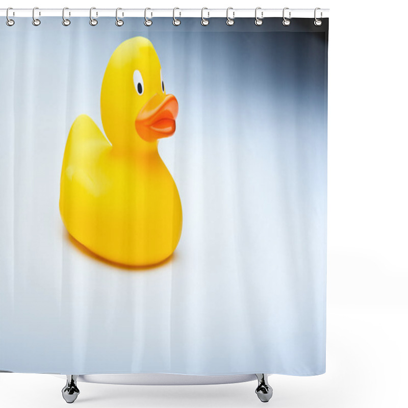 Personality  Children Rubber Duck For Swimming Shower Curtains