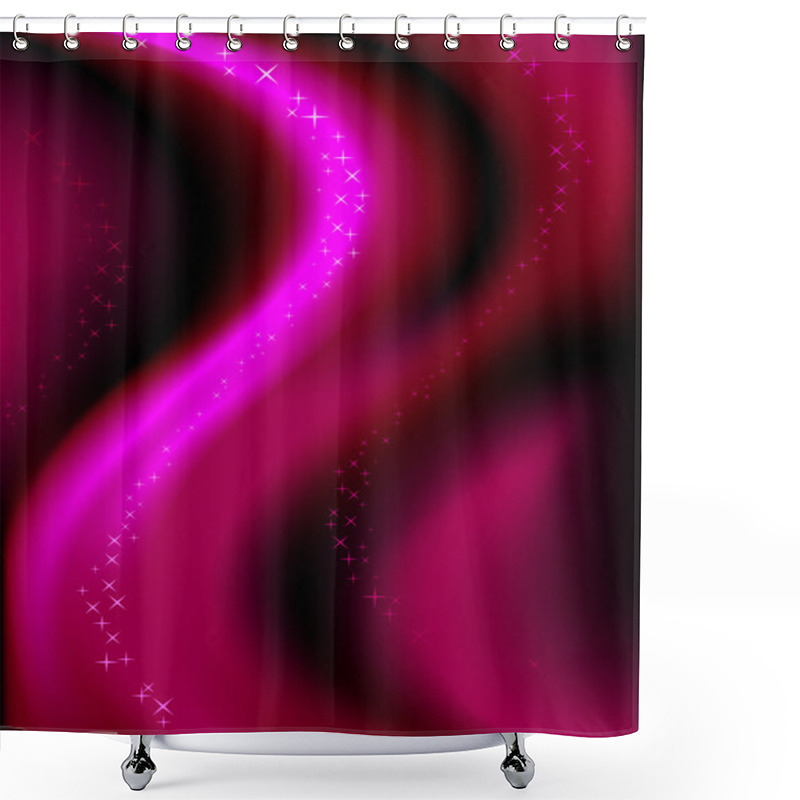 Personality  Violet Abstract Patterns Shower Curtains