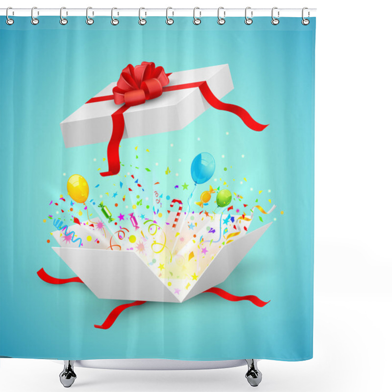 Personality  Celebration Surprise Gift Shower Curtains