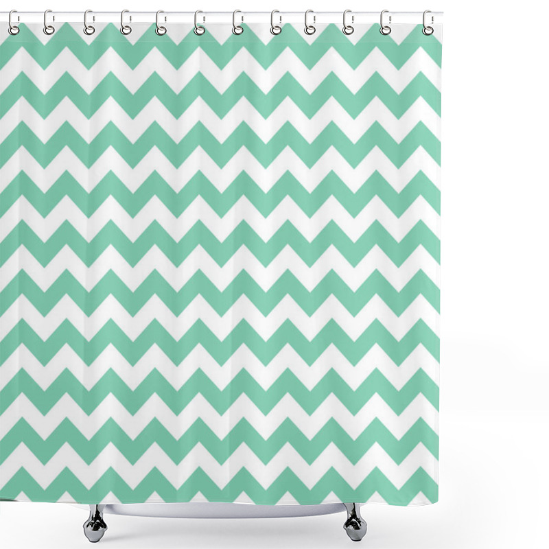 Personality  Abstract Geometric Zigzag Texture. Vector Illustration. Shower Curtains