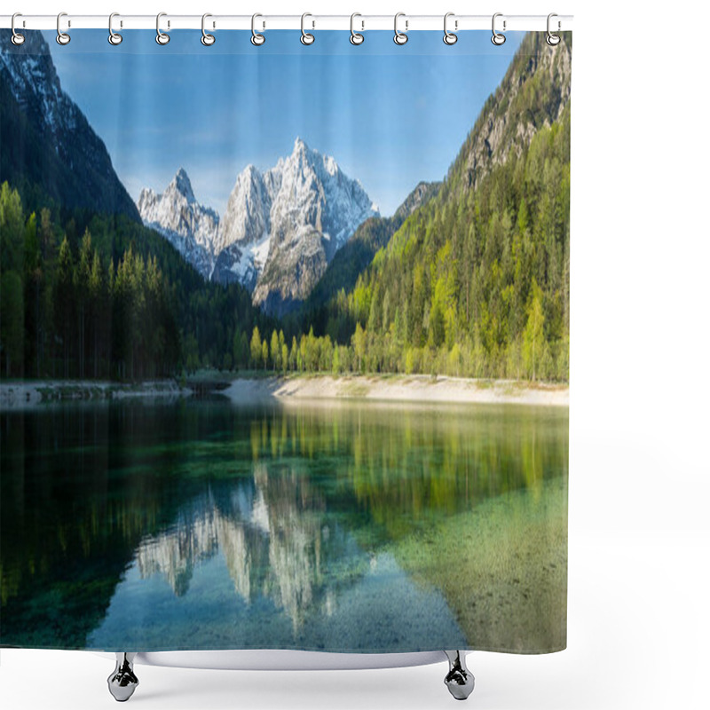 Personality  Jasna Lake In Kranjska Gora Shower Curtains