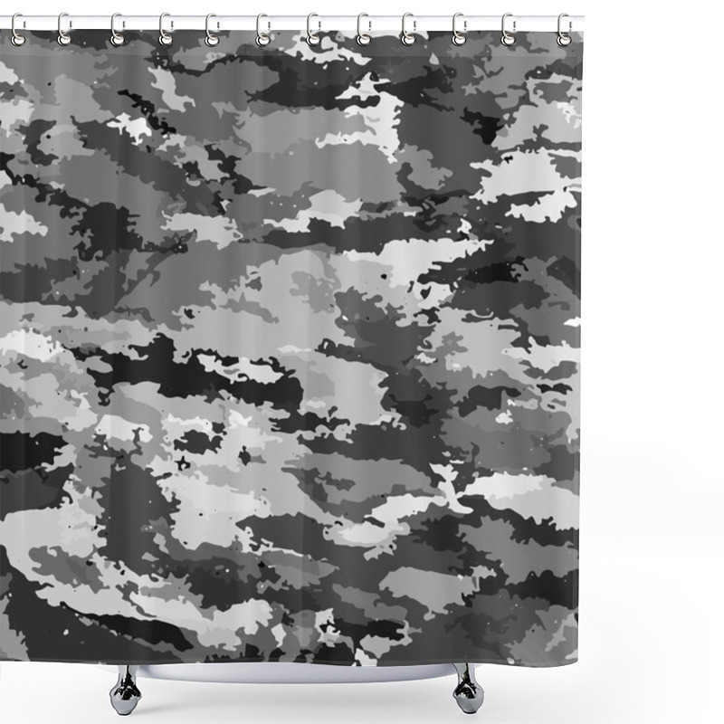 Personality  Camouflage Military Background Shower Curtains