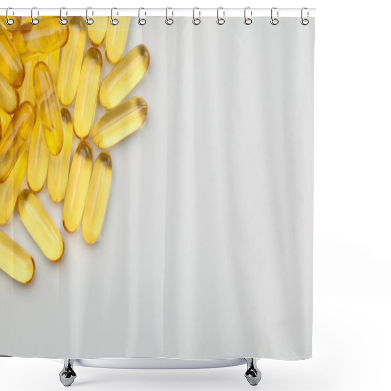 Personality  Omega-3 Fish Fat Oil Capsules Shower Curtains