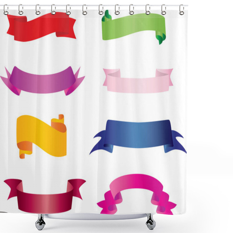 Personality  Banner Set Shower Curtains