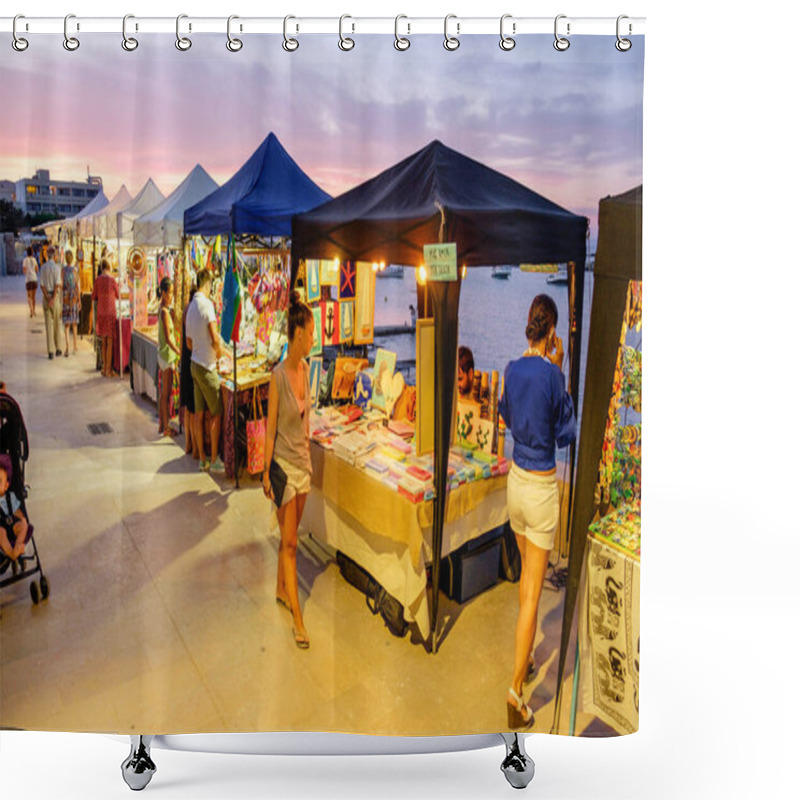 Personality  Museo De Etnografia De Formentera,  Sant Francesc Xavier,Formentera, Balearic Islands, Spain Shower Curtains