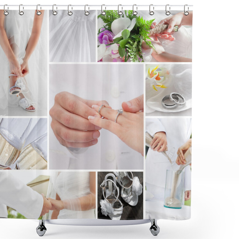 Personality  Collagecollage Shower Curtains