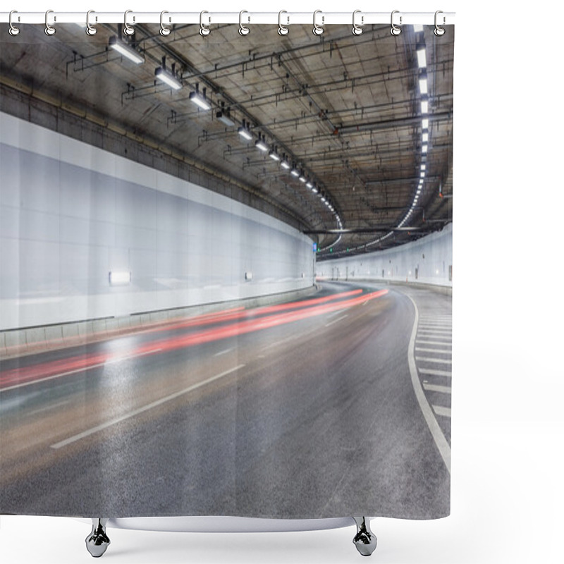 Personality  Interior Of An Urban Tunnel Shower Curtains