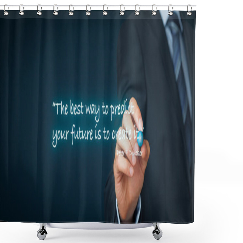 Personality  Motivational Business Advice Shower Curtains