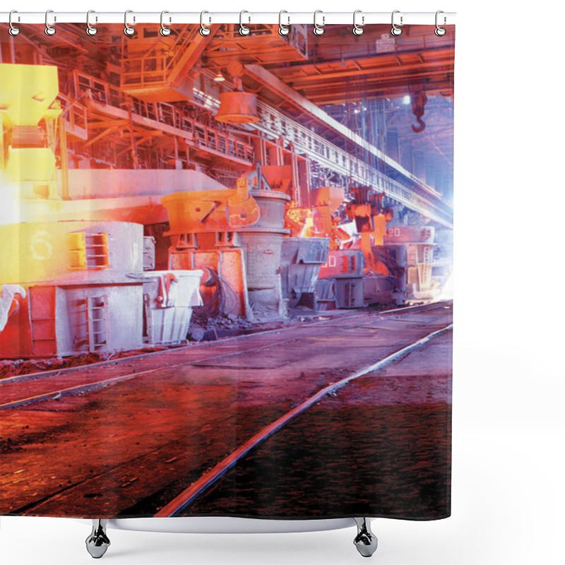 Personality  Steel Works Shower Curtains