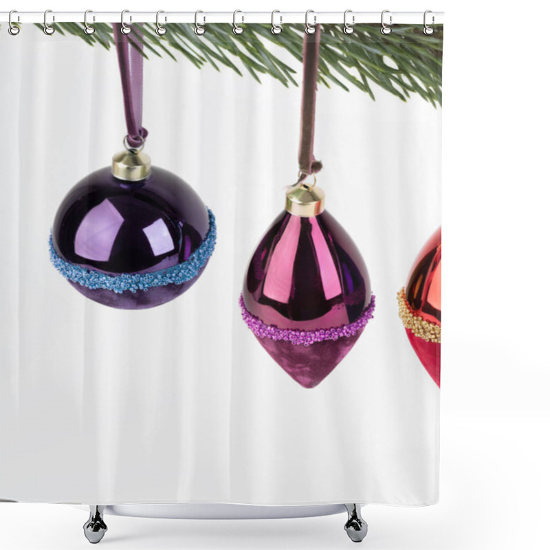 Personality  New Year's Toy. New Year's Ball. Decorate The Christmas Tree. Shower Curtains