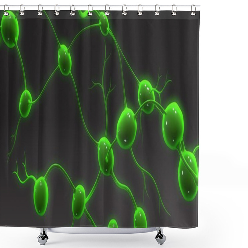 Personality  Lymph Nodes Anatomy Shower Curtains