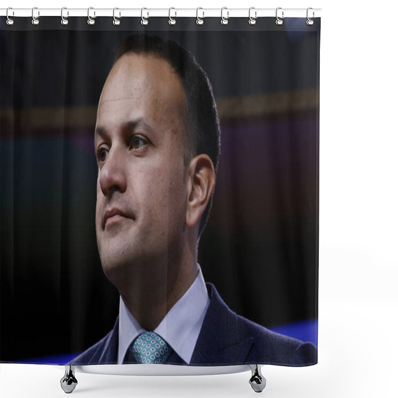 Personality  Donald Tusk, The President Of The European Council And The Irish Shower Curtains