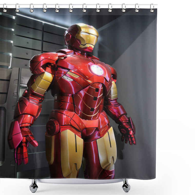 Personality  Iron Man Mark IV Shower Curtains