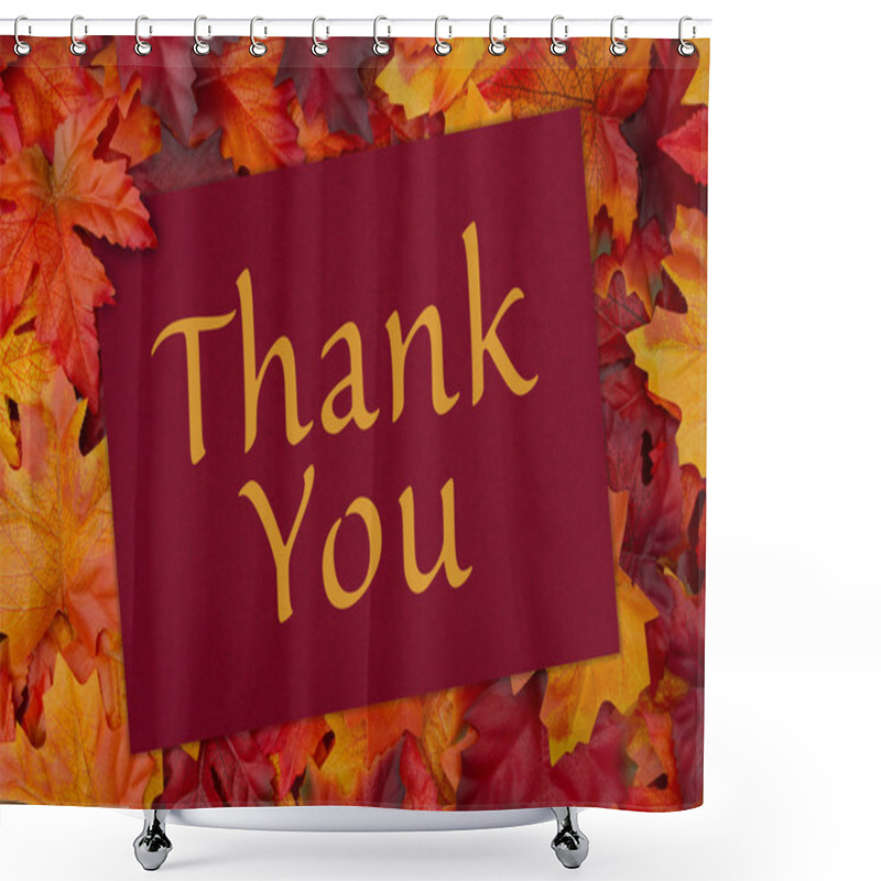 Personality  Thank You Note Shower Curtains