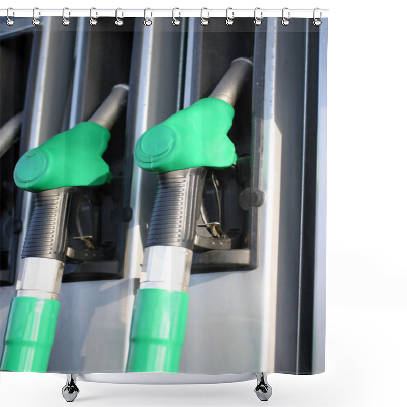 Personality  Fuel Pumps Shower Curtains