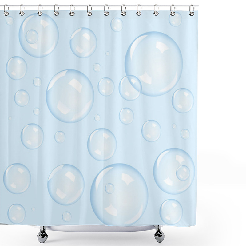 Personality  Bubbles Shower Curtains