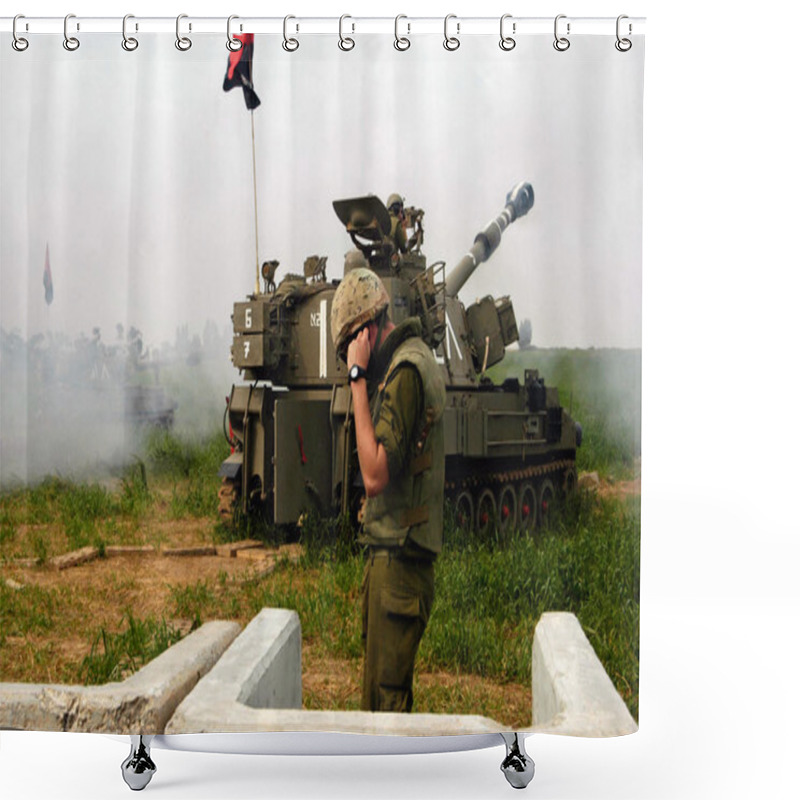 Personality  Artillery Corps - Israel Shower Curtains