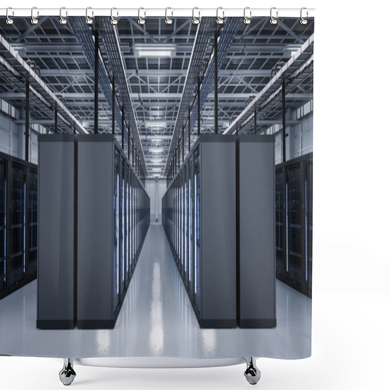 Personality  Server Room Or Server Computers Shower Curtains