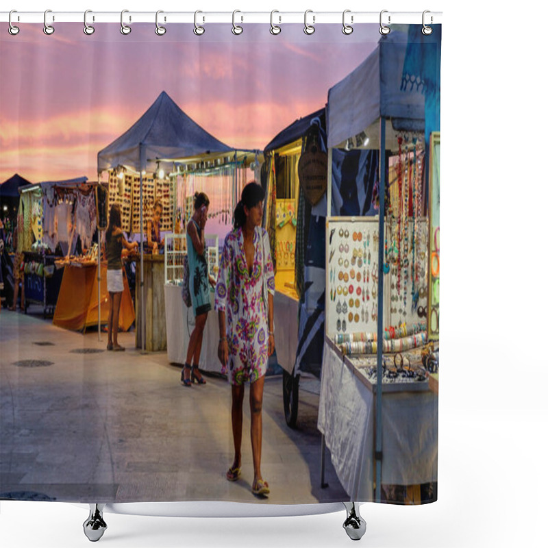 Personality  Formentera, Balearic Islands, Spain Shower Curtains