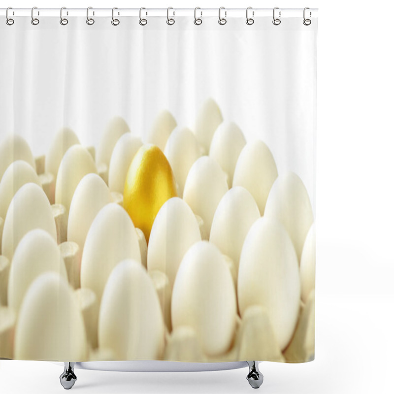 Personality  Lucky Golden Egg Shower Curtains