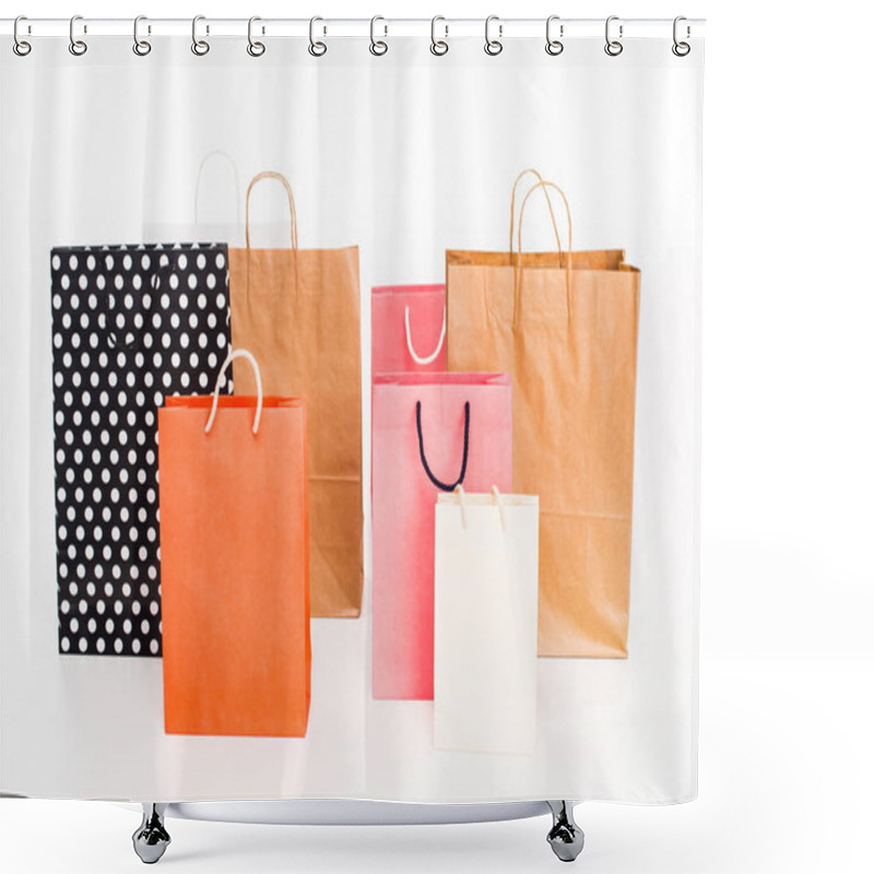 Personality  Various Shopping Bags Shower Curtains