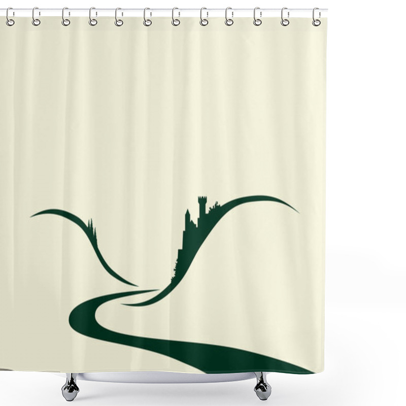 Personality  Mosel Castle Shower Curtains