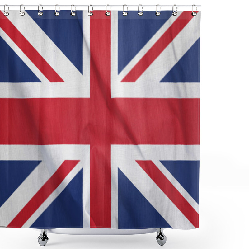 Personality  Fabric Flag Of United Kingdom Shower Curtains